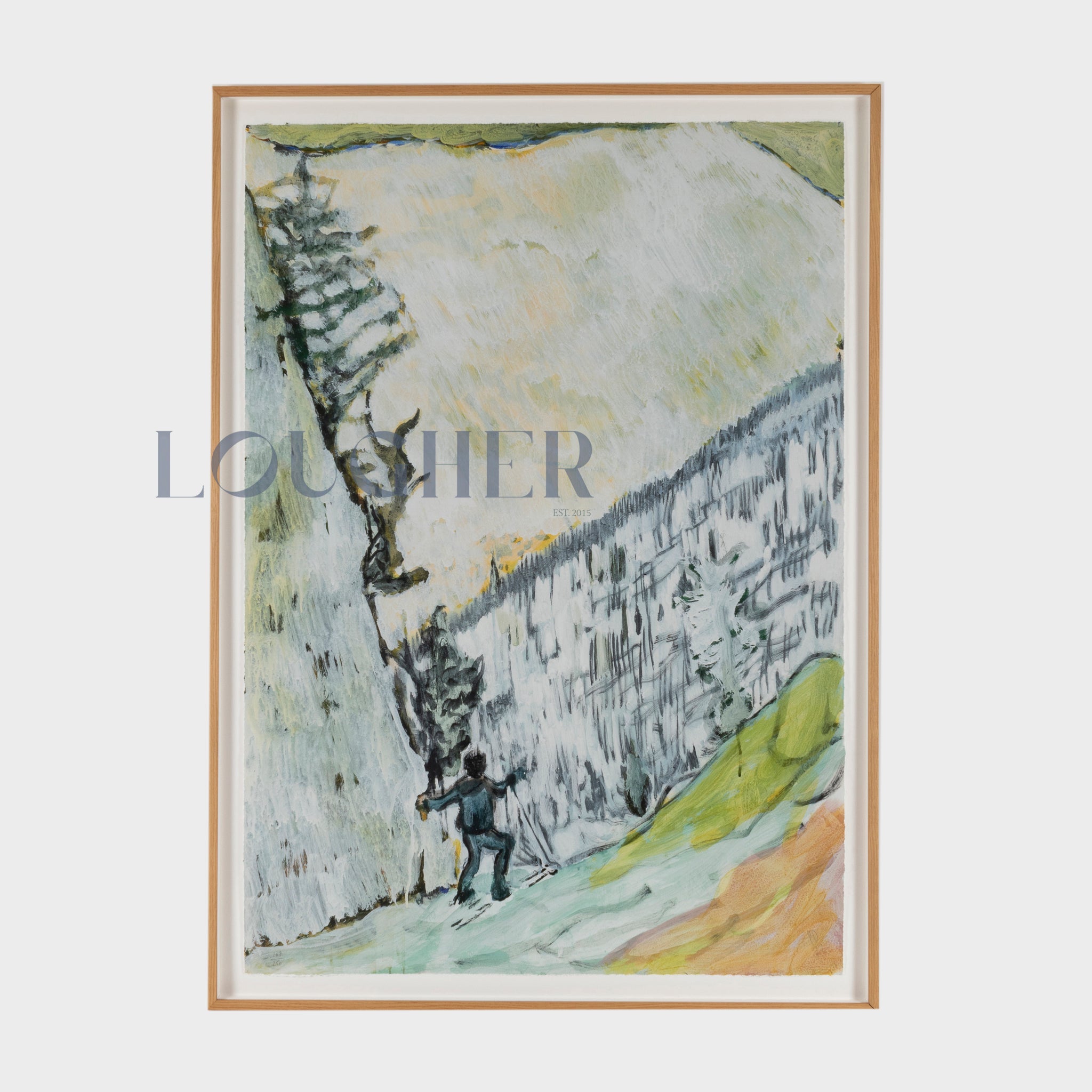 Peter Doig, D1-2 Couloir 2 (from Zermatt), 2022 For Sale | Lougher Contemporary