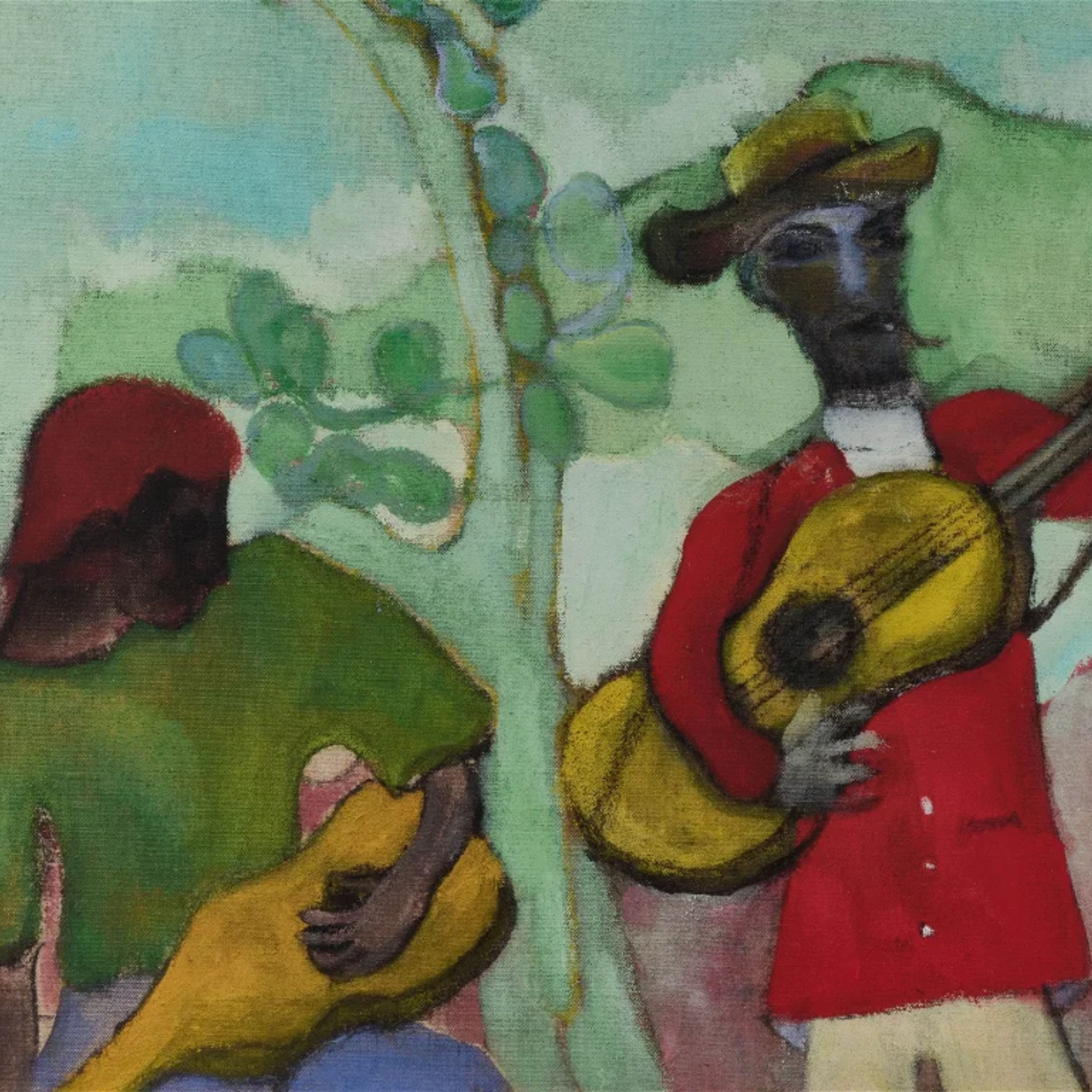 Peter Doig, D2-4 Music (2 Trees), 2023 For Sale | Lougher Contemporary 