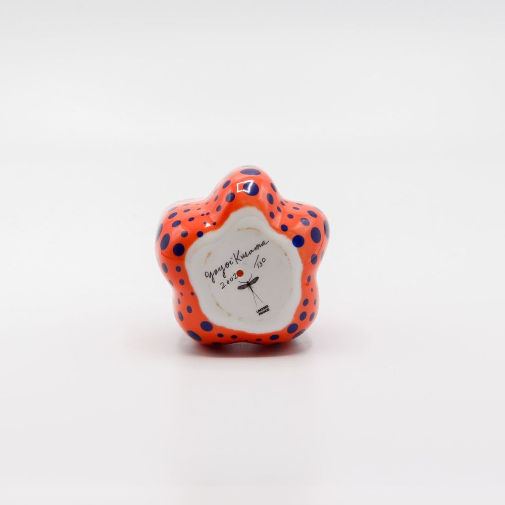 Yayoi Kusama, Pumpkin (Limoges) (Red and Black), 2002