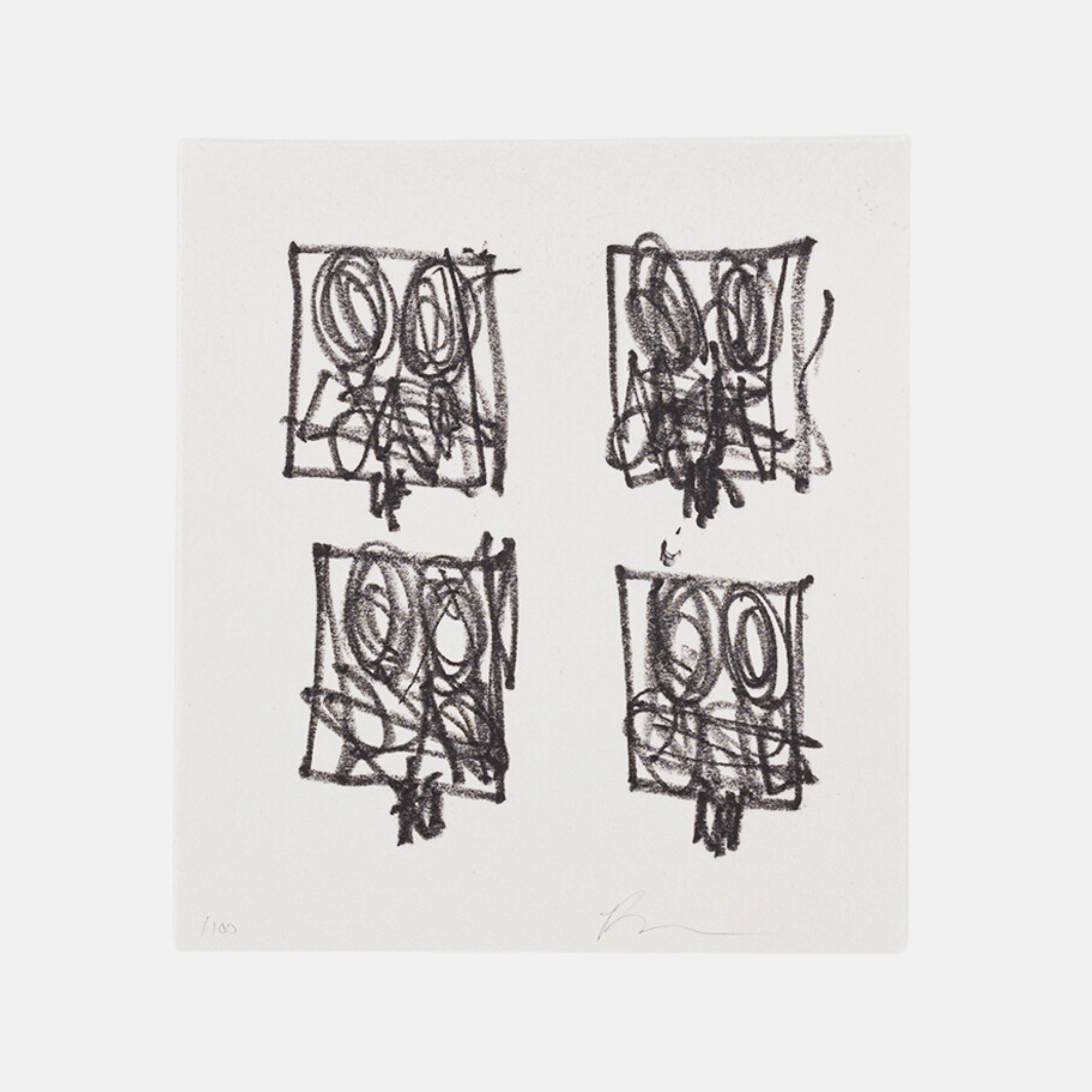 Rashid Johnson, Untitled Anxious Print, 2023 For Sale | Lougher Contemporary 