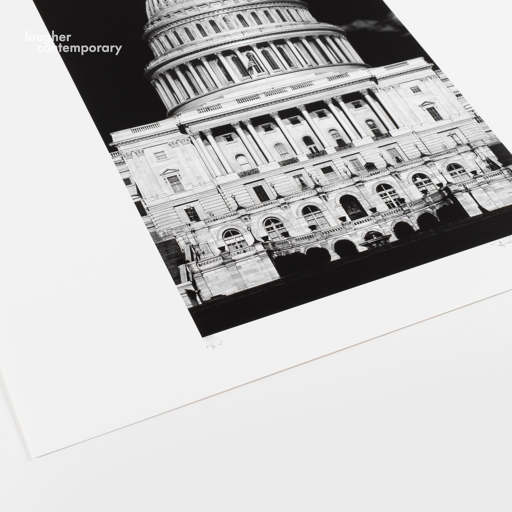 Robert Longo, Untitled (Capitol Detail), 2017 For Sale - Lougher Contemporary