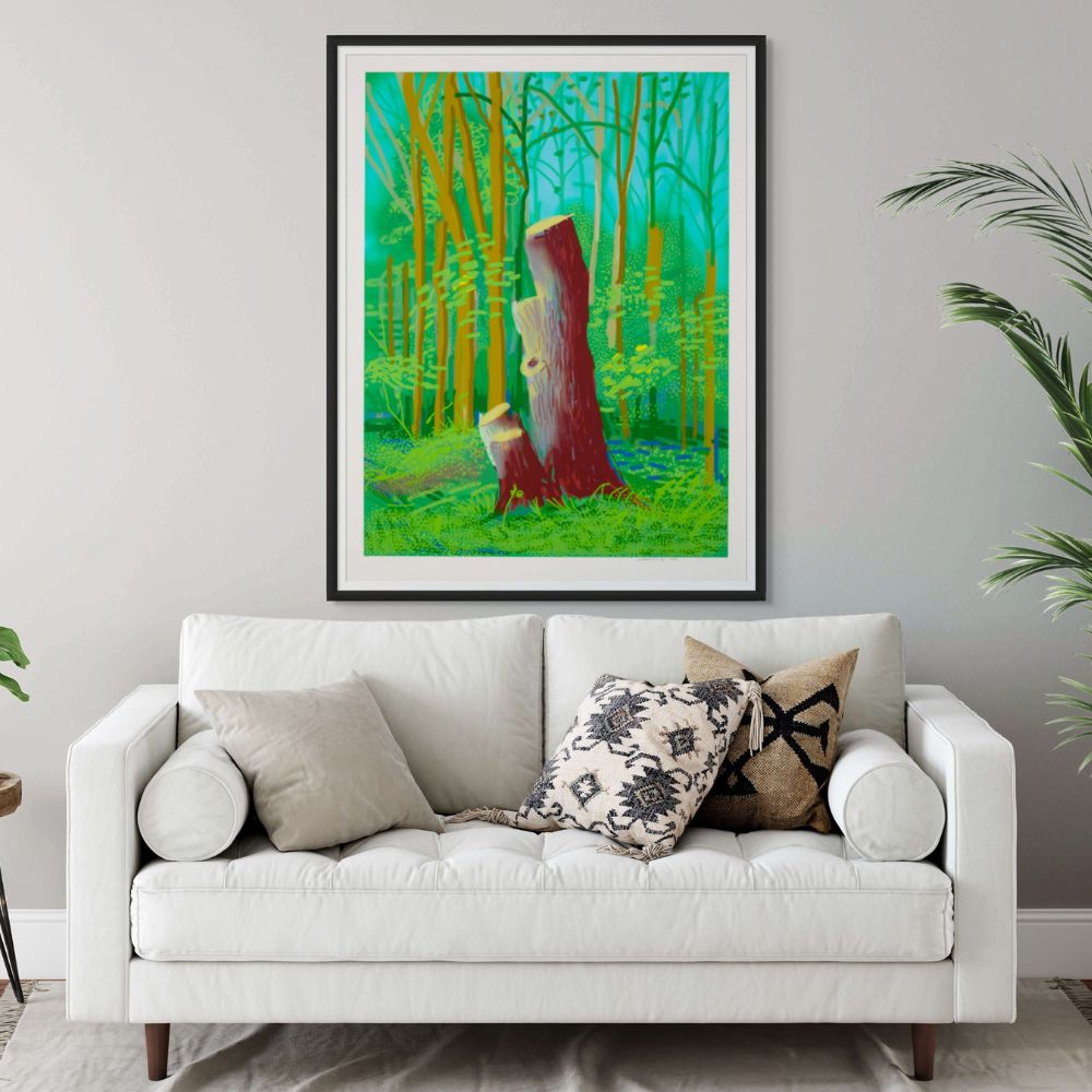 David Hockney, The Arrival of Spring in Woldgate, East Yorkshire in 2011 - 24 April, 2011
