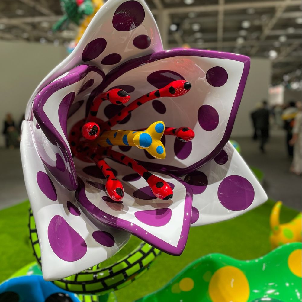 Detail of Yayoi Kusama's immersive environment at Unlimited, inviting viewers into a unique artistic experience.