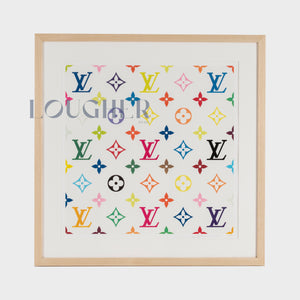 Takashi Murakami, LV White Murakami Multicolor Monogram, 2025