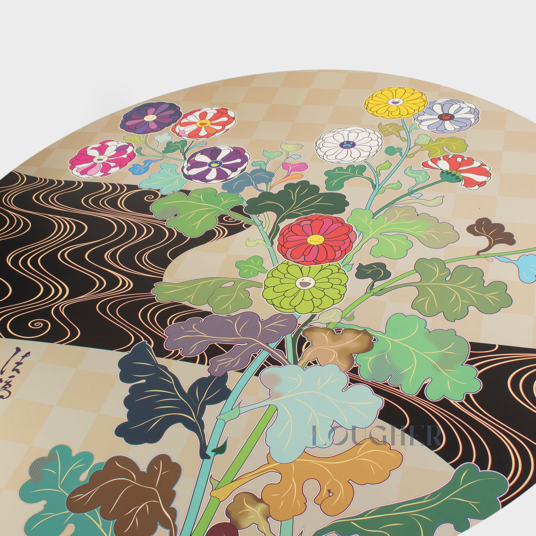 Takashi Murakami, Kansei: Kōrin Gold, 2009 For Sale | Lougher Contemporary 