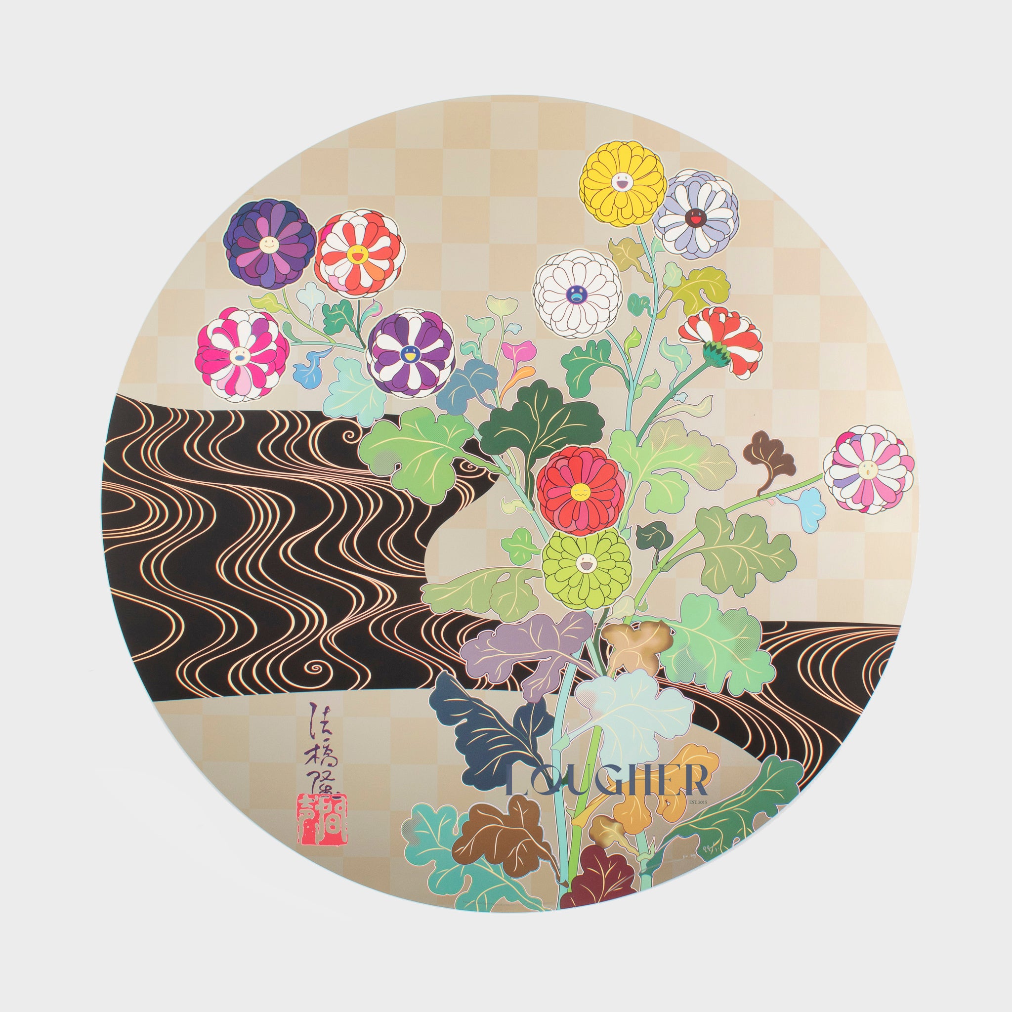 Takashi Murakami, Kansei: Kōrin Gold, 2009 For Sale | Lougher Contemporary 