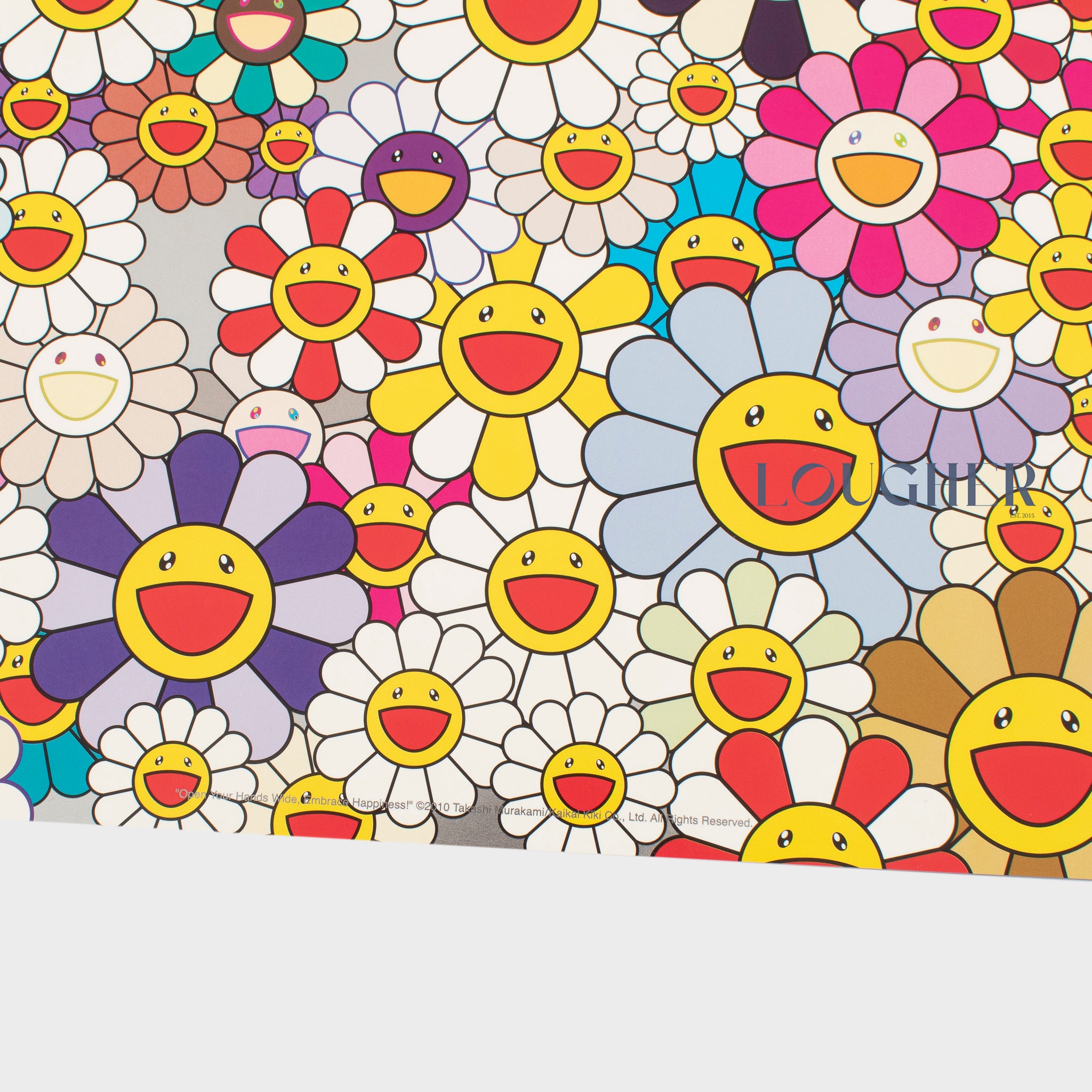 Takashi Murakami, Open Your Hands Wide, Embrace Happiness!, 2010 For Sale | Lougher Contemporary 