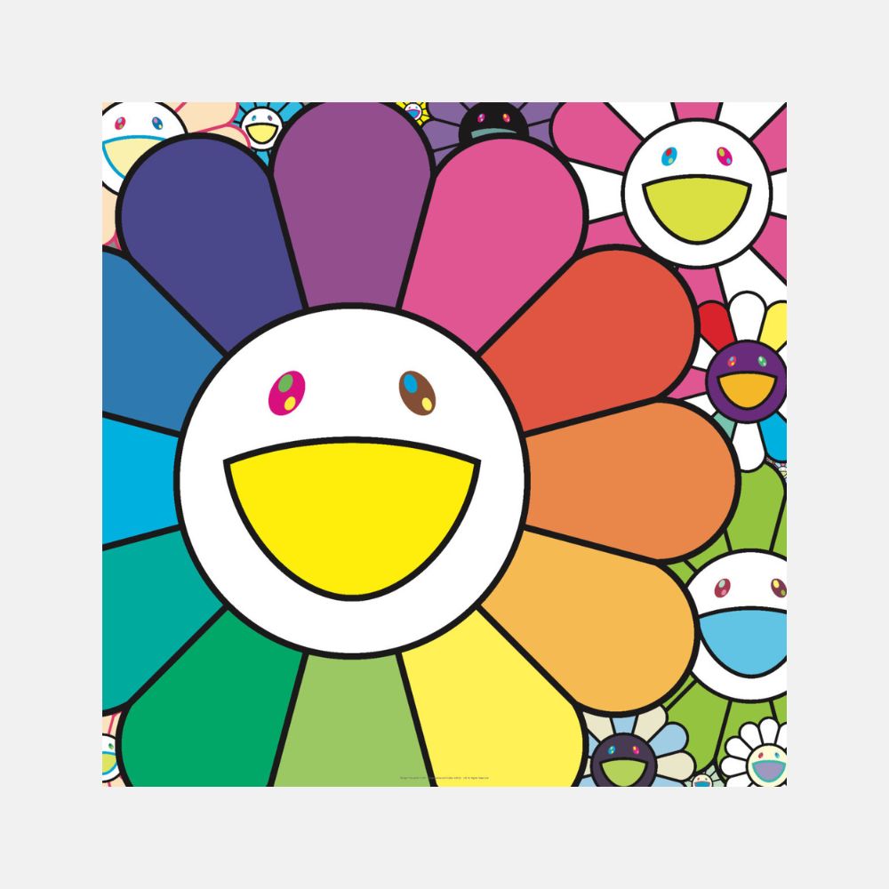 Takashi Murakami, Poppin' Flowers, 2021