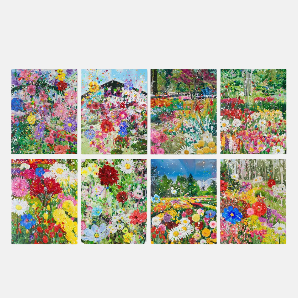 Limited edition Damien Hirst H14 print set of 8 from The Secrets series, available as a consignment artwork.