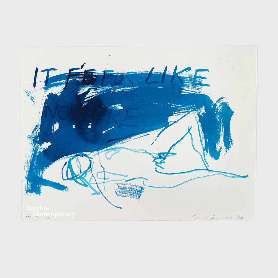 Tracey Emin, Blue Figure III, 2013 For Sale - Lougher Contemporary