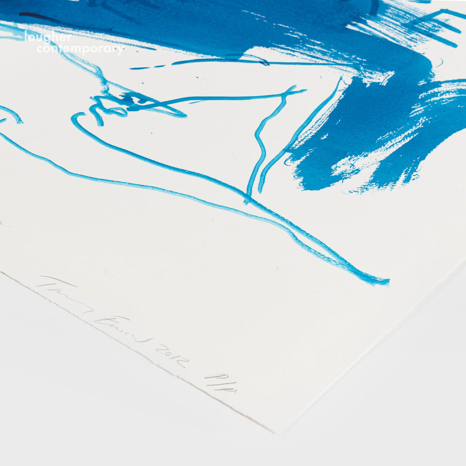 Tracey Emin, Blue Figure III, 2013 For Sale - Lougher Contemporary