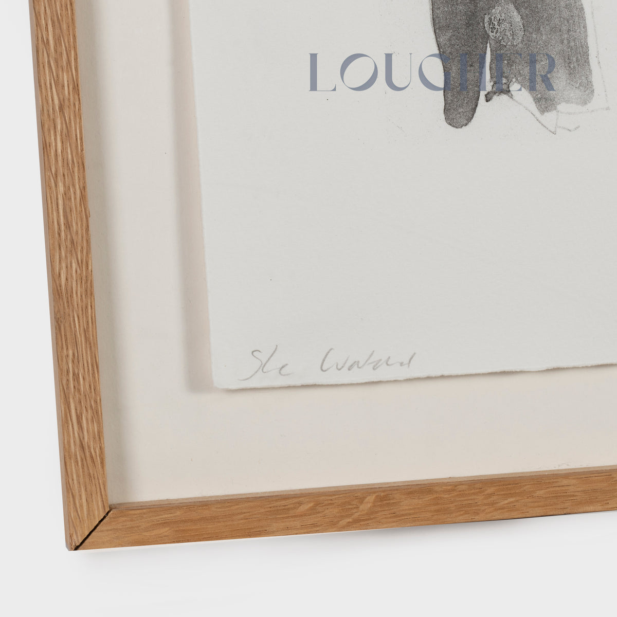 Limited edition Tracey Emin print titled "She Watched" from 2017, featuring her distinctive art style, by Lougher Contemporary.