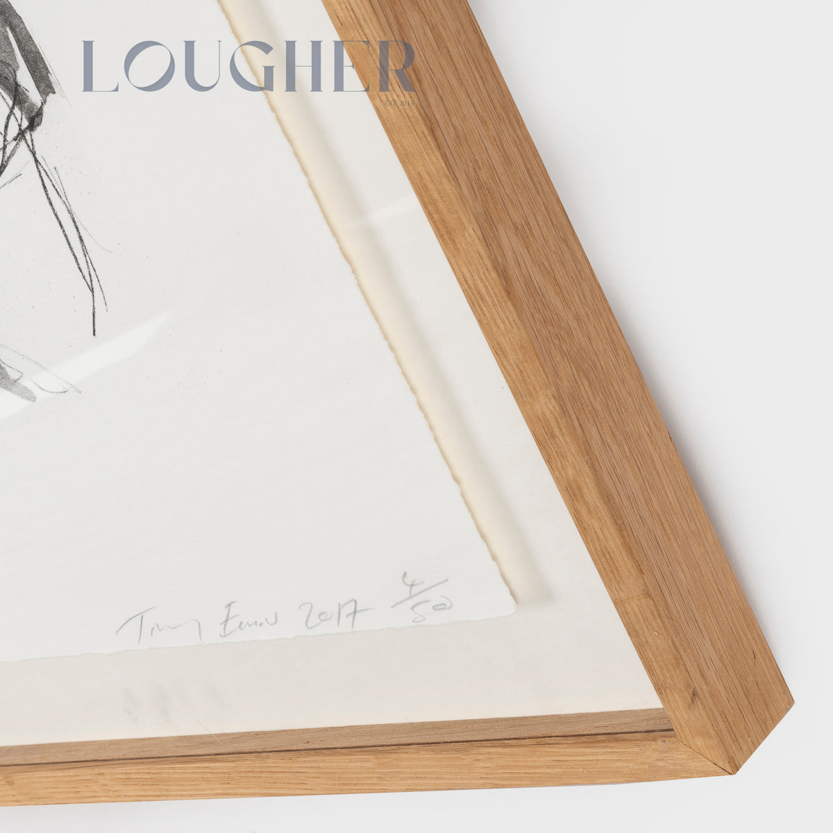 Limited edition print of Tracey Emin's "She Watched" from 2017, featuring her signature style and bold visual elements.