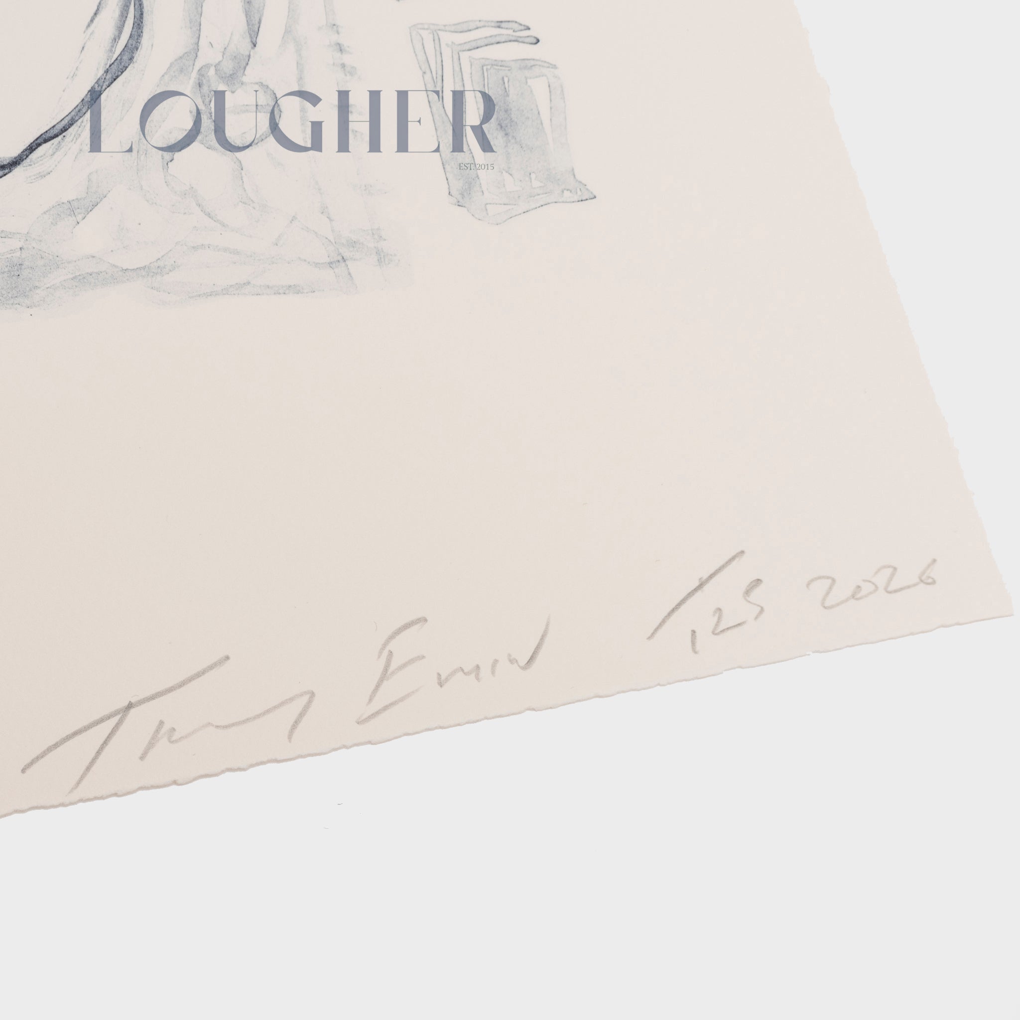 Limited edition print of Tracey Emin's "A Sleep at Home" 2026, showcasing her distinctive contemporary art style.