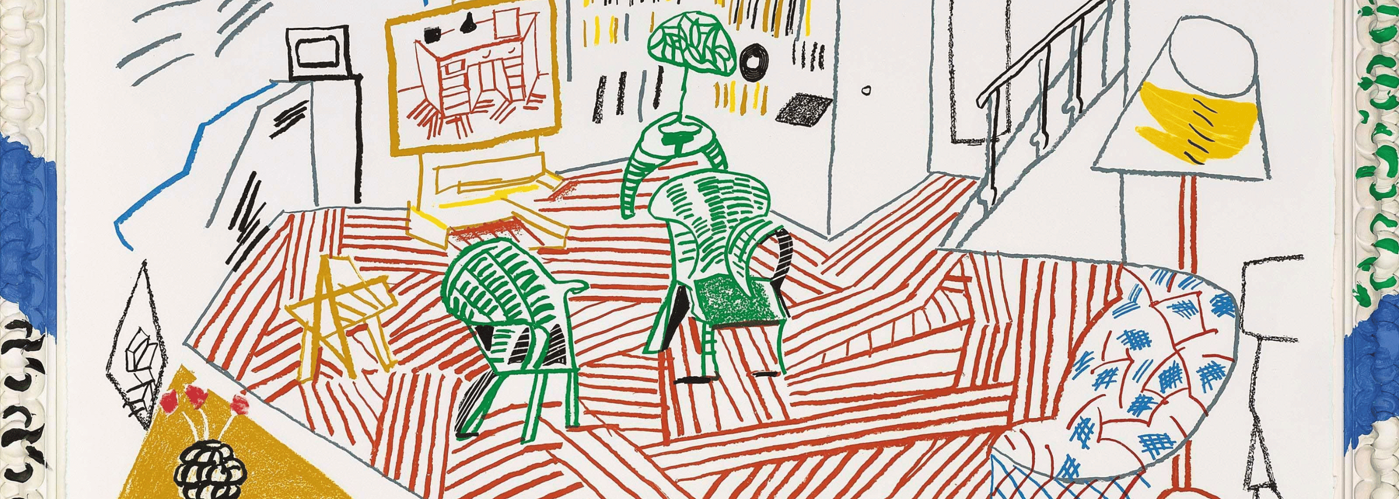 David Hockney Pembroke Interior Print