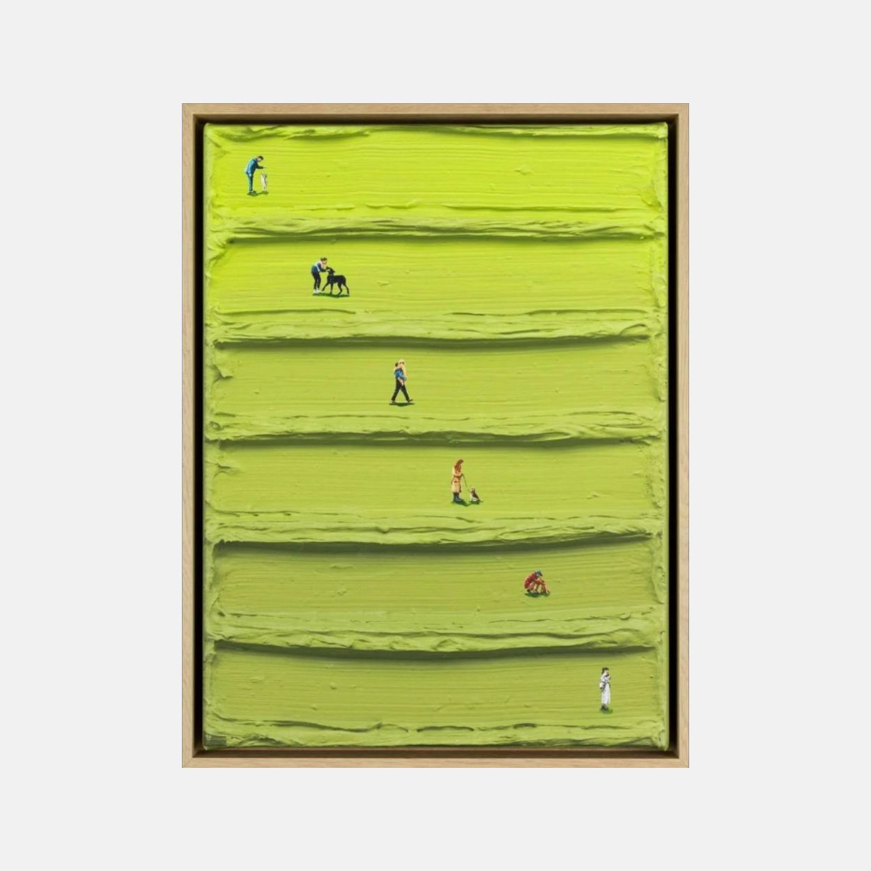 Limited edition Werner Bronkhorst "Dog Days" 2024 print showing vibrant dog artwork in a high-quality art print.