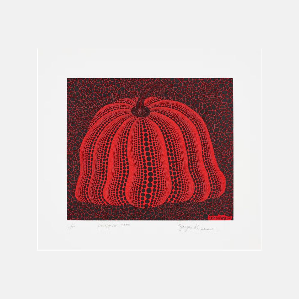 Yayoi Kusama, Pumpkin 2000 (Red), 2000 For Sale | Lougher Contemporary 