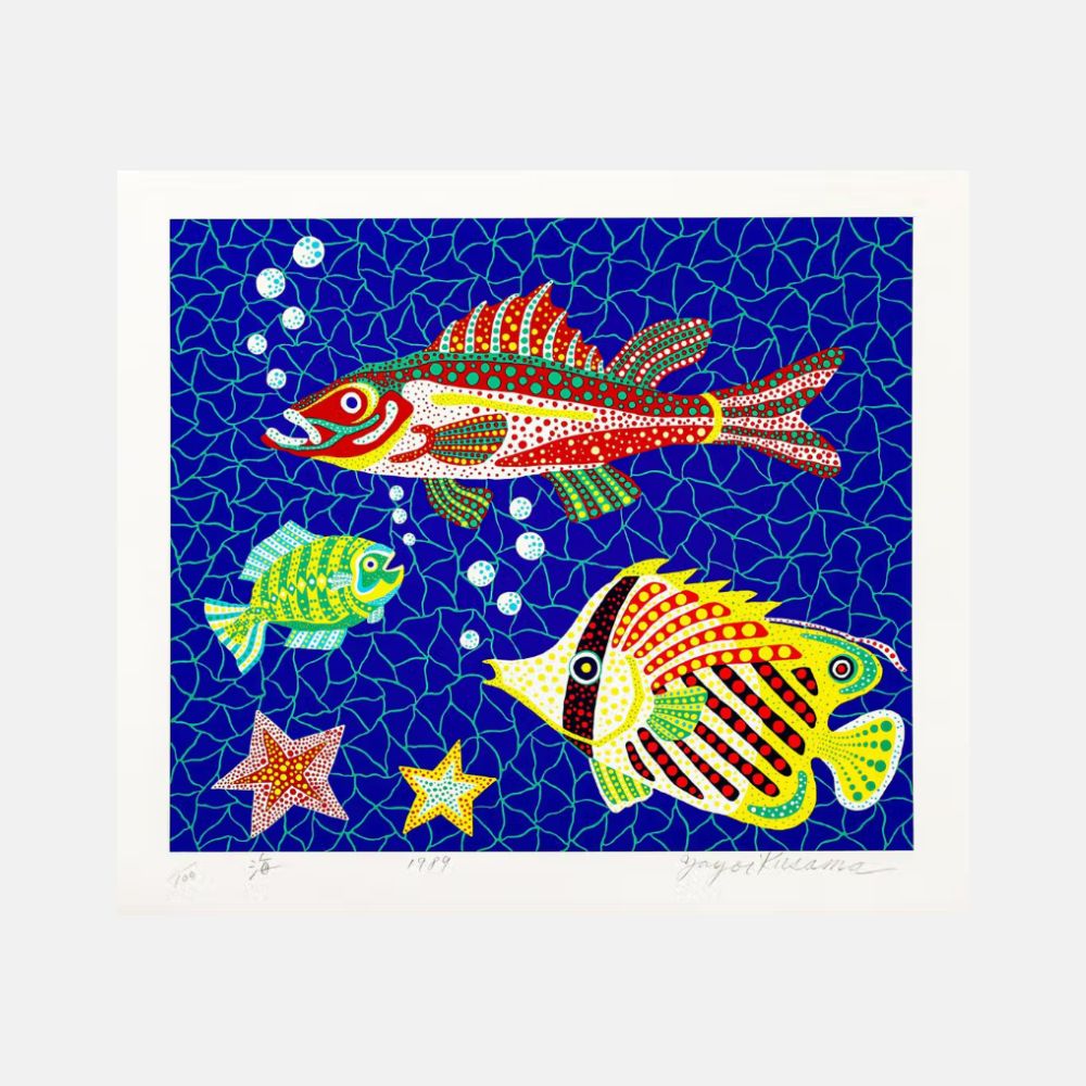 Yayoi Kusama, Sea (Kusama 136) , 1989 For Sale | Lougher Contemporary