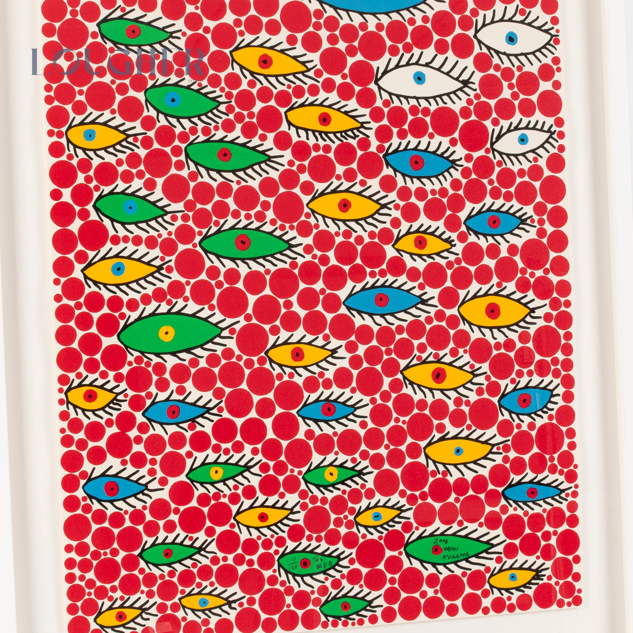 Yayoi Kusama, Eyes Flying in the Sky, 2006