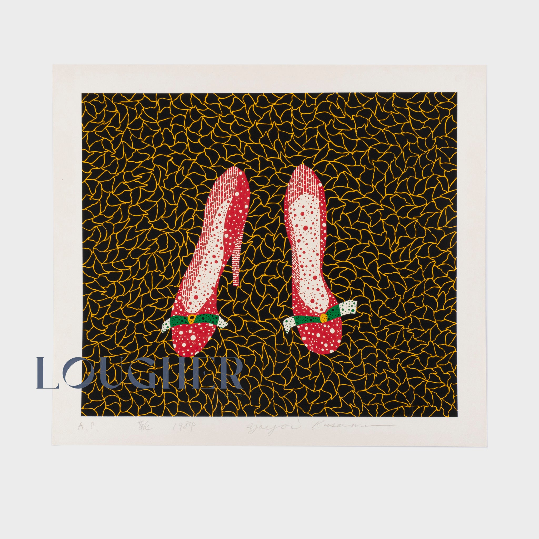 Yayoi Kusama, Shoes (Kusama 30), 1984 For Sale | Lougher Contemporary