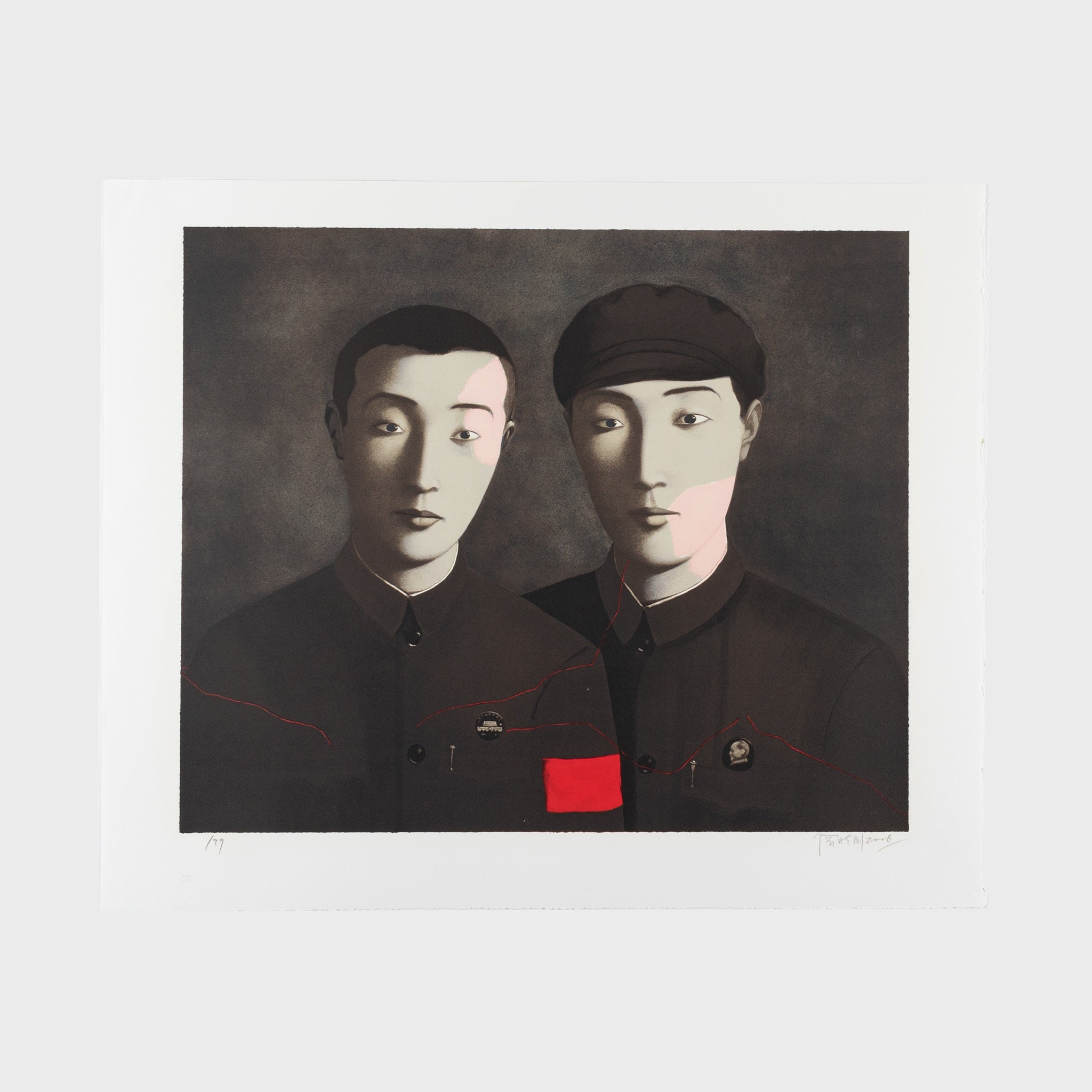 Zhang Xiaogang, Bloodline portfolio (set of 5), 2006