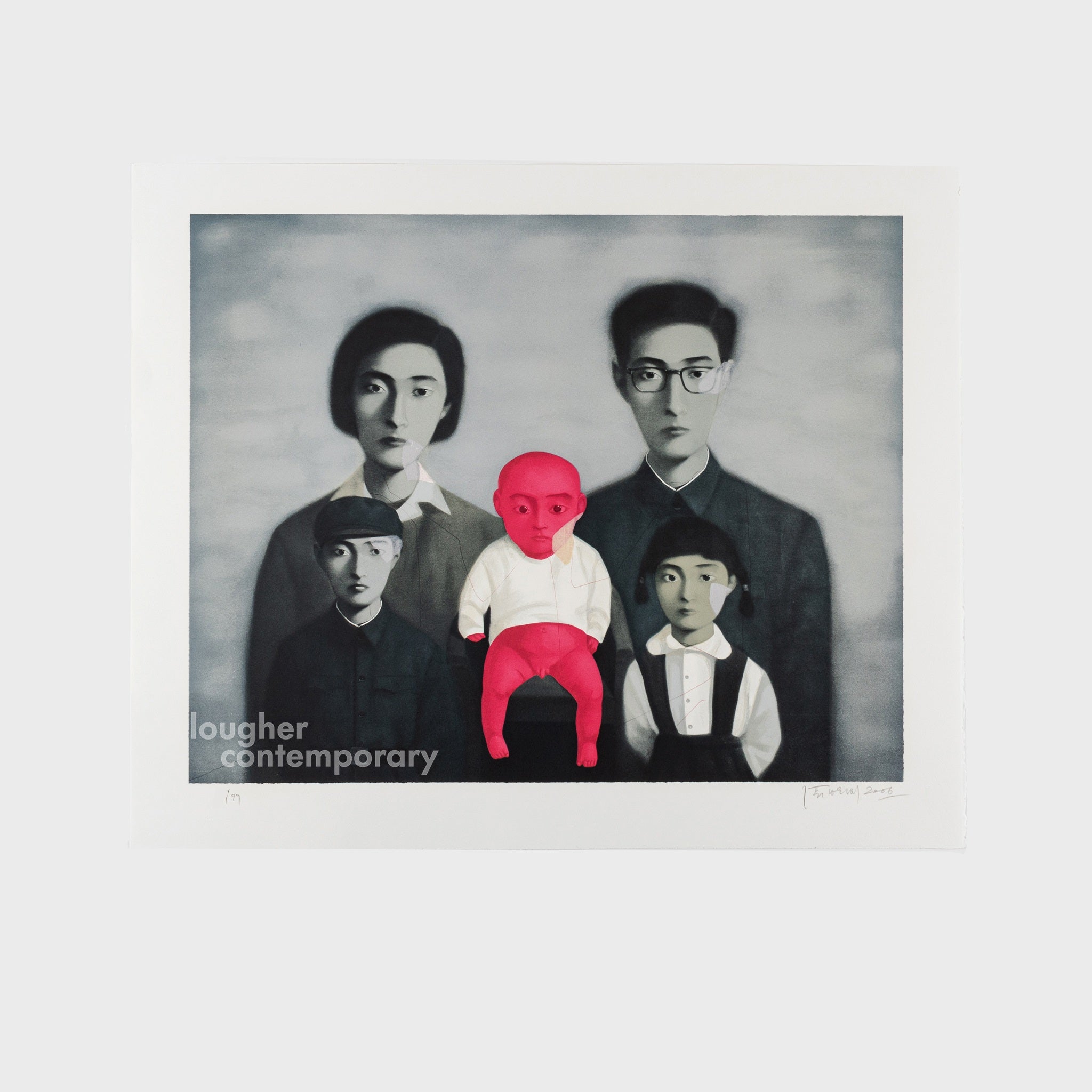Zhang Xiaogang, Bloodline portfolio (set of 5), 2006 For Sale | Lougher Contemporary
