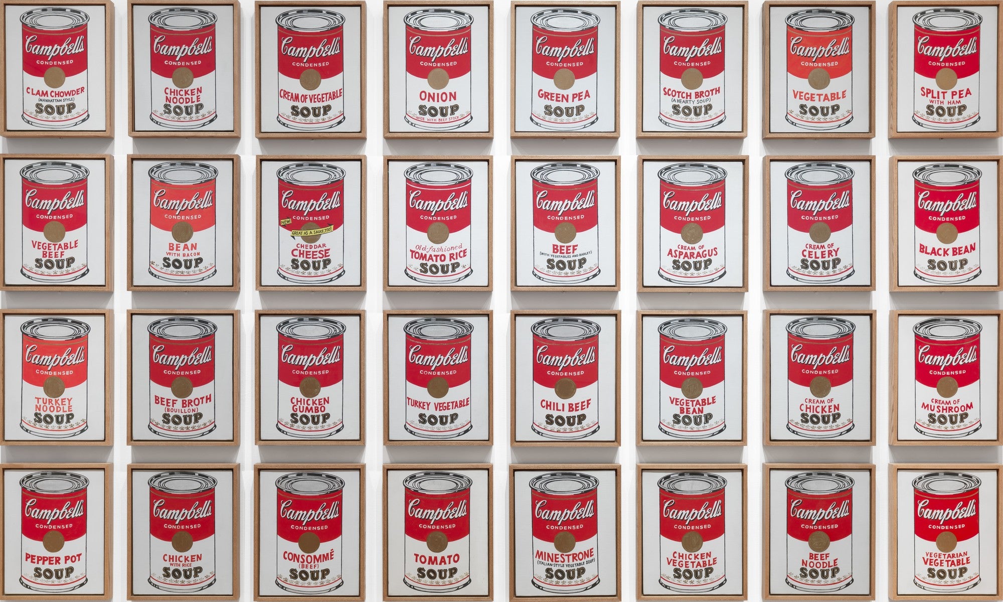 Andy Warhol Soup Cans Art