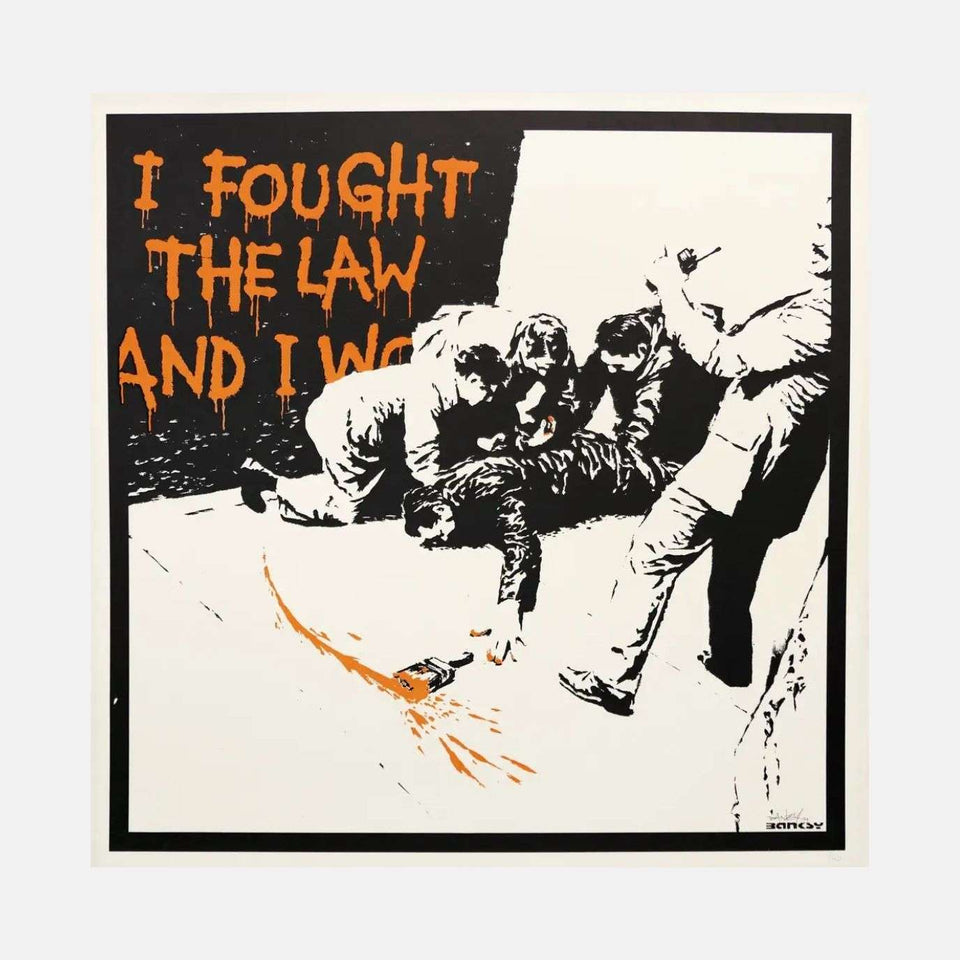 Banksy, I Fought The Law (Signed), 2005 For Sale - Lougher Contemporary
