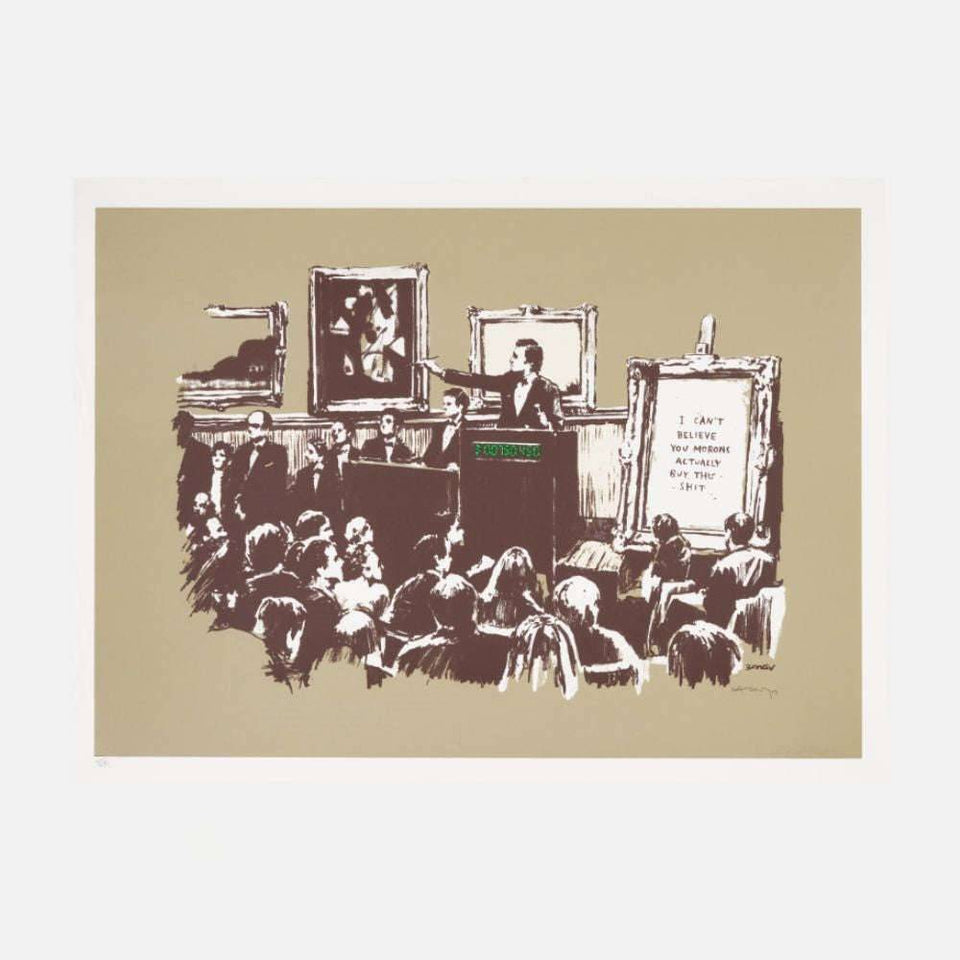 Banksy, Morons (Sepia), 2007 For Sale - Lougher Contemporary