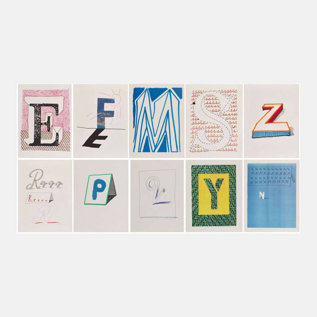 David Hockney, Hockney's Alphabet, 1991 For Sale - Lougher Contemporary