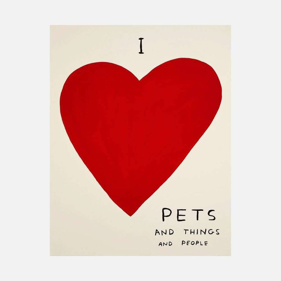 David Shrigley, I Love..., 2019 For Sale - Lougher Contemporary