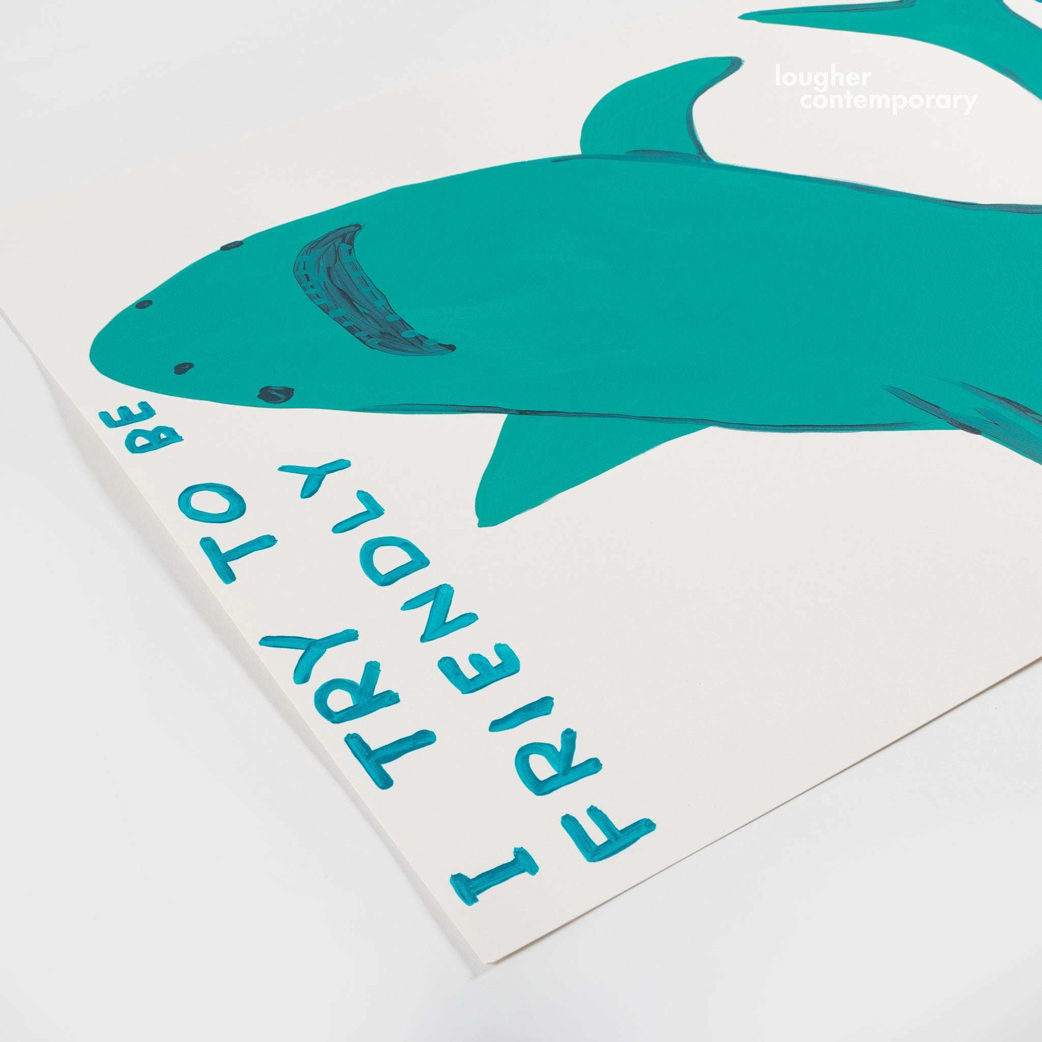 David Shrigley, I Try To Be Friendly, 2022 For Sale - Lougher Contemporary