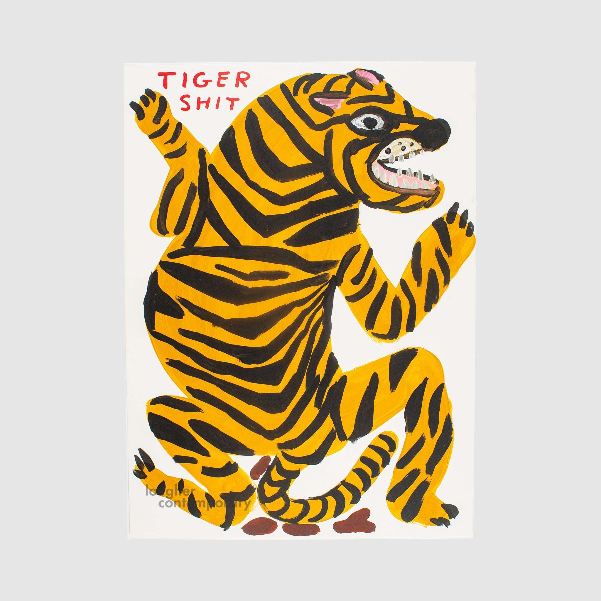 David Shrigley, Tiger Shit, 2021 For Sale - Lougher Contemporary