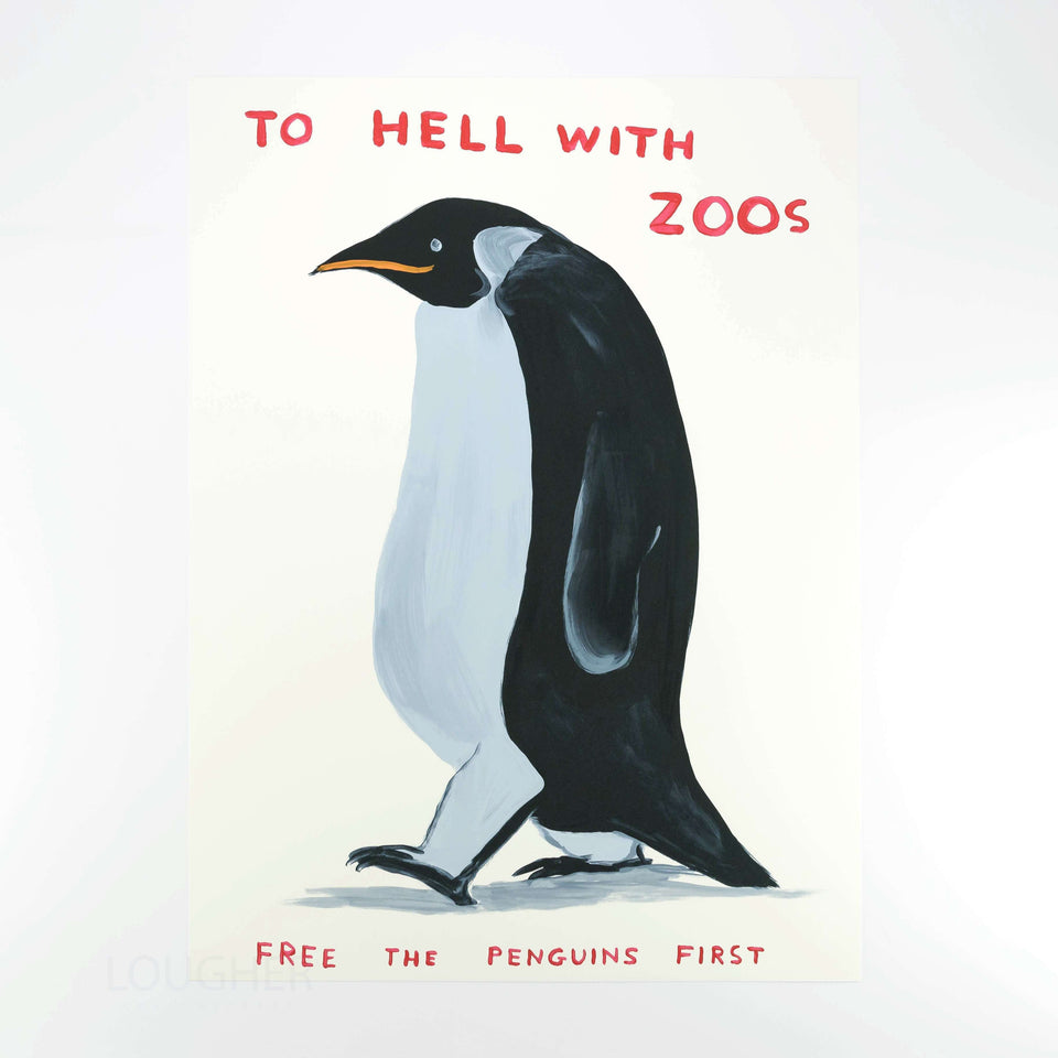 David Shrigley, To Hell With Zoos, 2021 For Sale - Lougher Contemporary