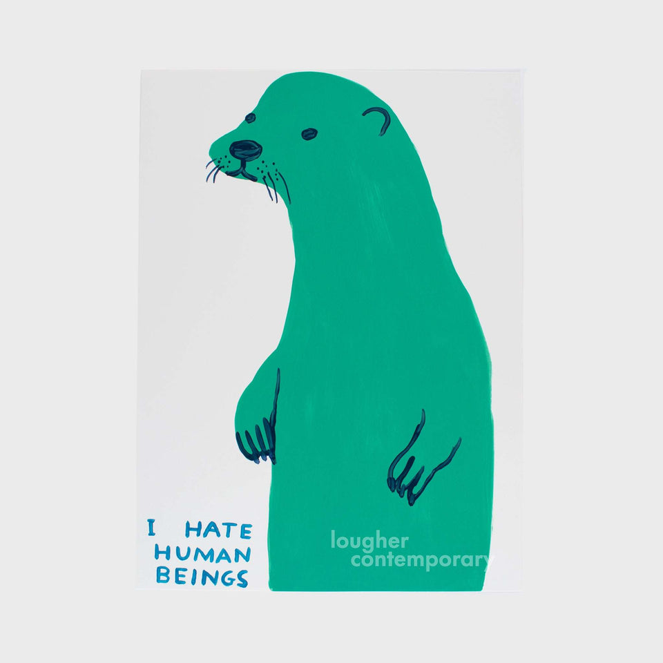 David Shrigley, Untitled (I Hate Human Beings), 2022 For Sale - Lougher Contemporary
