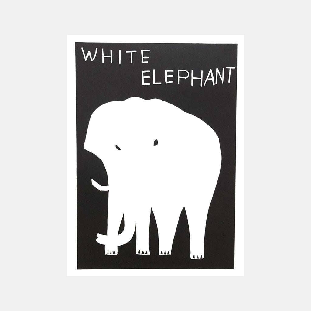 David Shrigley, White Elephant, 2021 For Sale - Lougher Contemporary