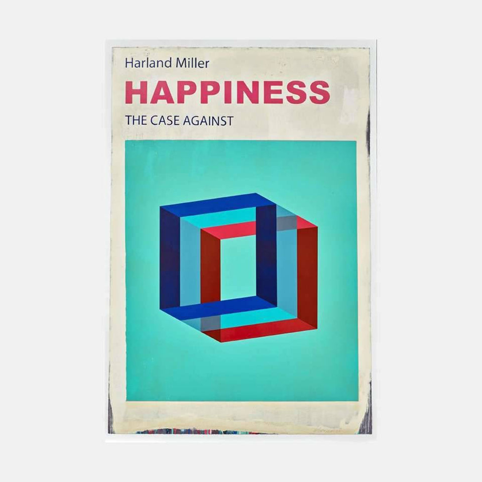 Harland Miller, Happiness, The Case Against (Large), 2017 For Sale - Lougher Contemporary