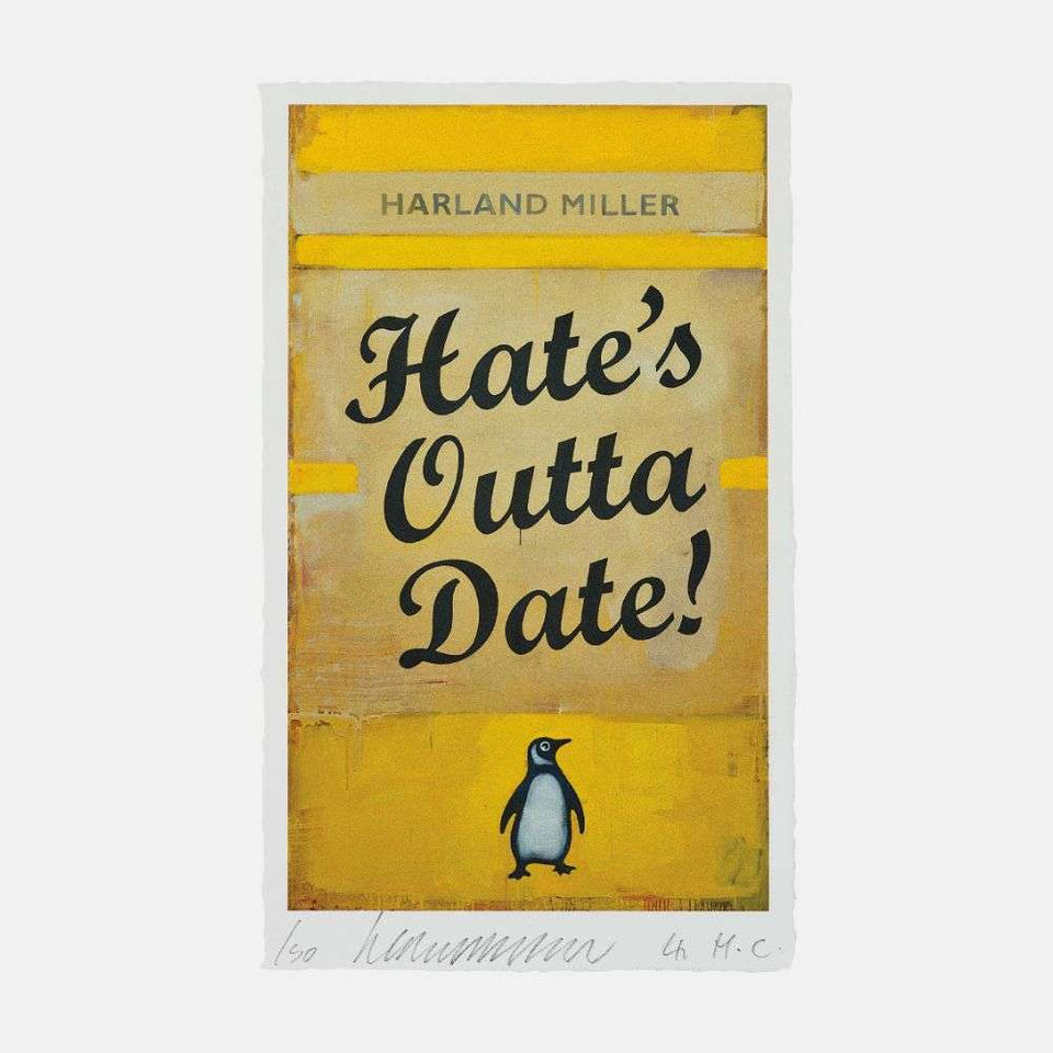 Harland Miller, Hate's Outta Date (Small), 2017 For Sale - Lougher Contemporary