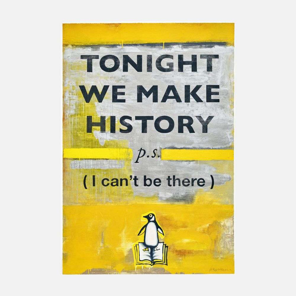 Harland Miller, Tonight We Make History (Large), 2018 For Sale - Lougher Contemporary