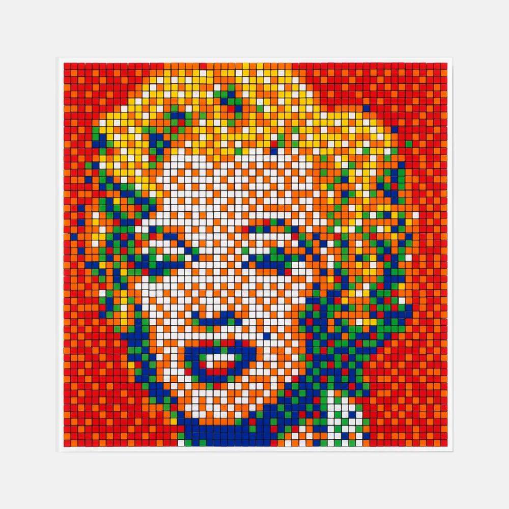 Invader, Rubik Shot Red Marilyn, 2023 For Sale - Lougher Contemporary