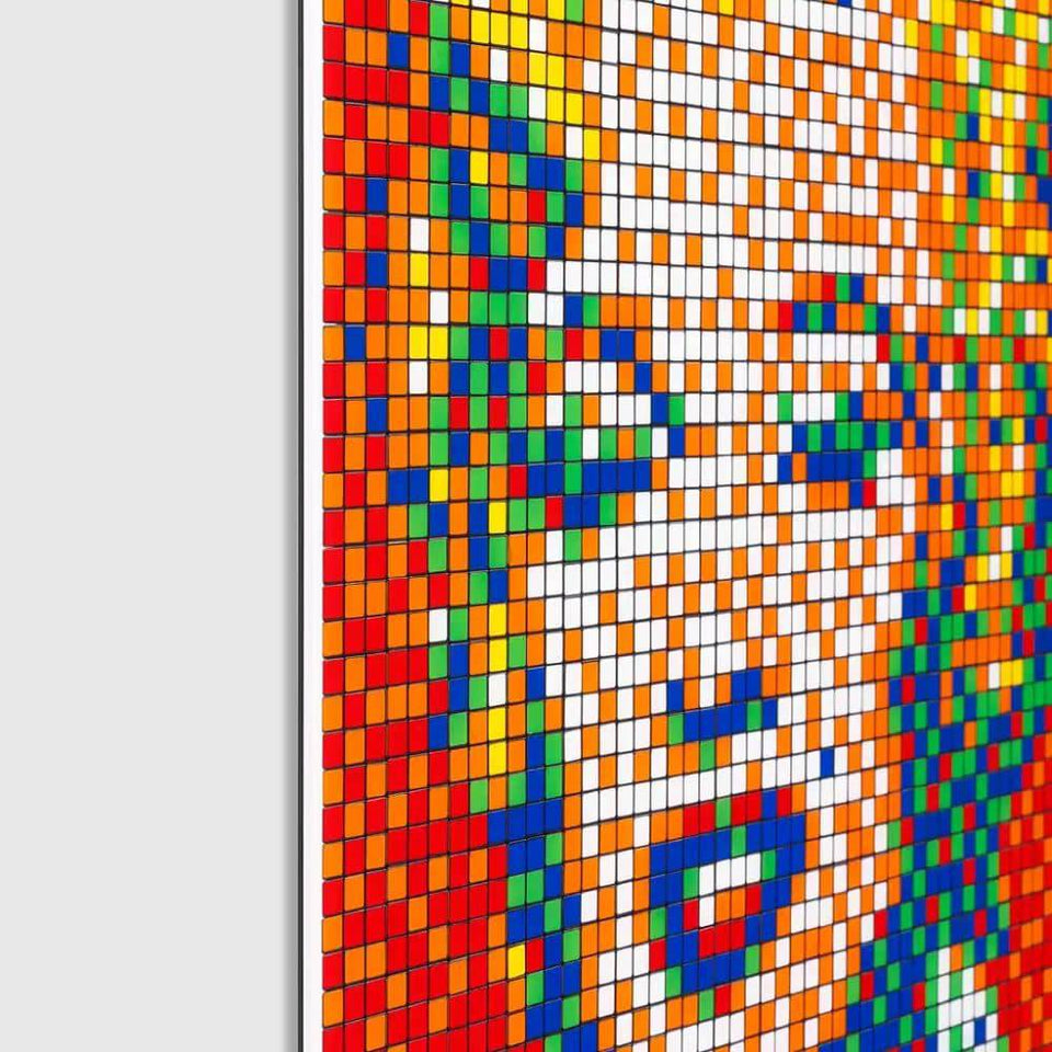 Invader, Rubik Shot Red Marilyn, 2023 For Sale - Lougher Contemporary