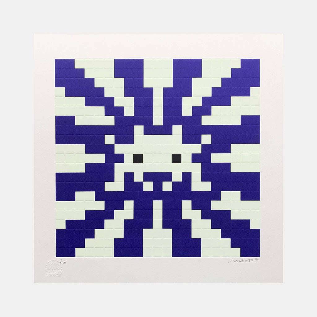 Invader, Sunset (Blue and White), 2018 For Sale - Lougher Contemporary
