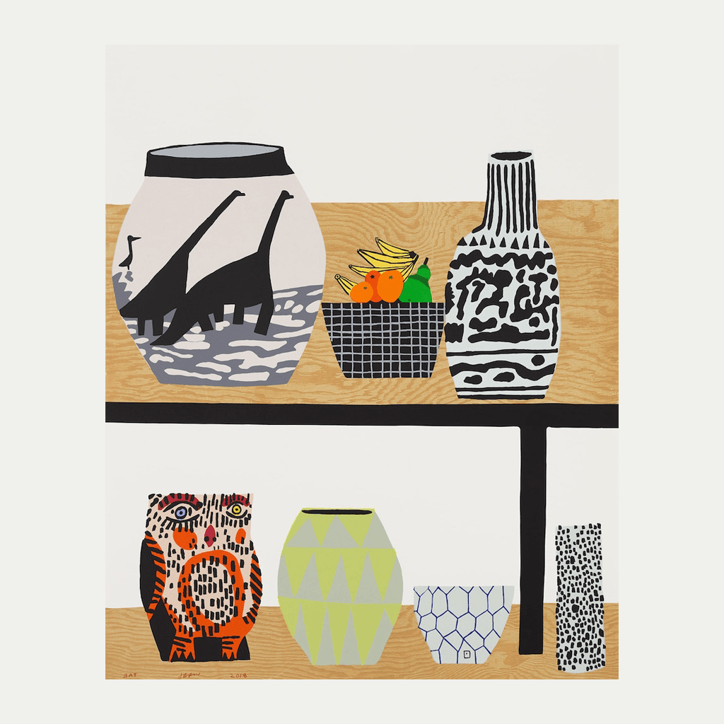 Jonas Wood, Shelf Still Life, 2018 For Sale - Lougher Contemporary