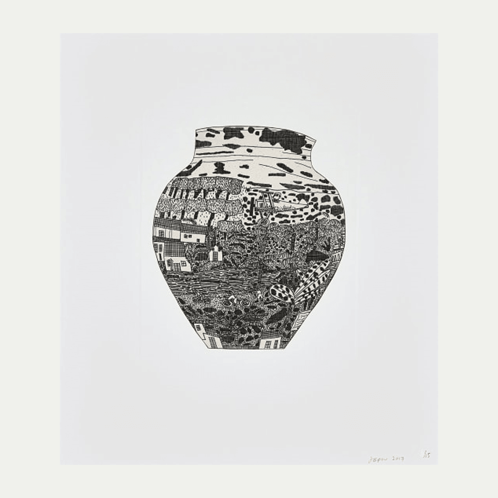 Jonas Wood, Untitled (From 8 pots), 2017 For Sale - Lougher Contemporary