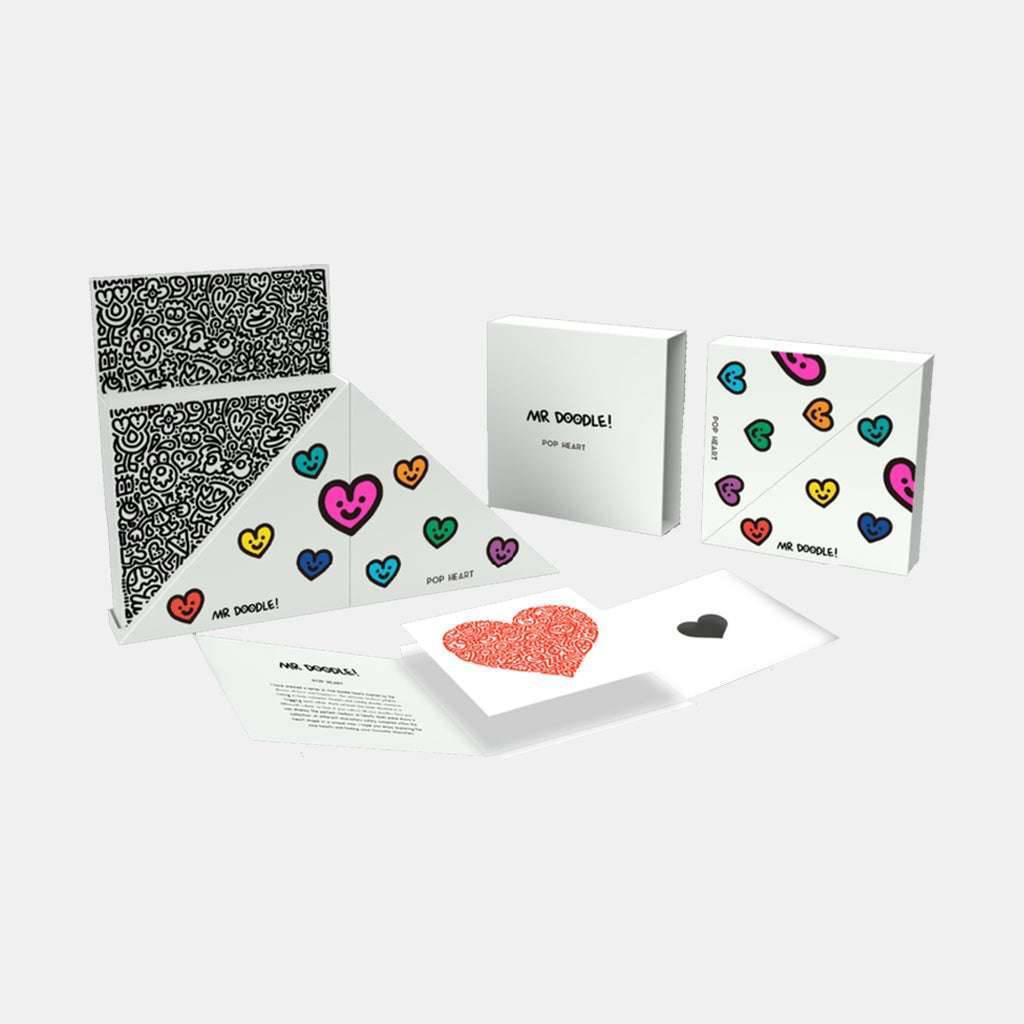 Mr Doodle, Pop Heart - Collector's Box (Set of 9 prints), 2021 For Sale - Lougher Contemporary