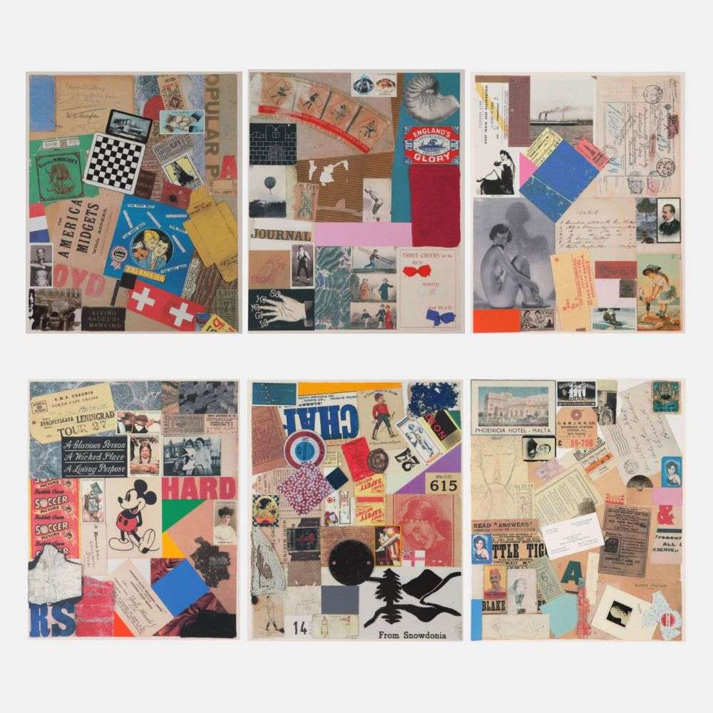 Peter Blake, Homage to Schwitters (set of 6), 2005 For Sale - Lougher Contemporary