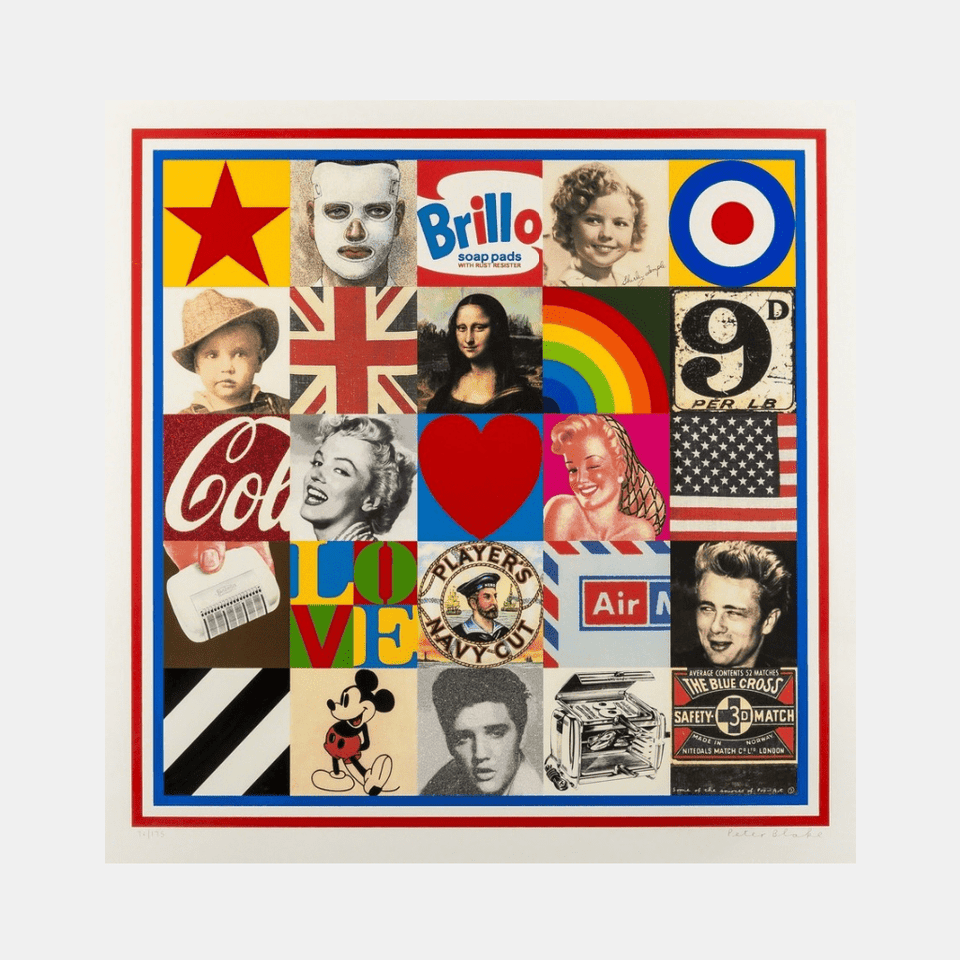 Peter Blake, Some of the Sources of Pop Art VII, 2007 For Sale - Lougher Contemporary