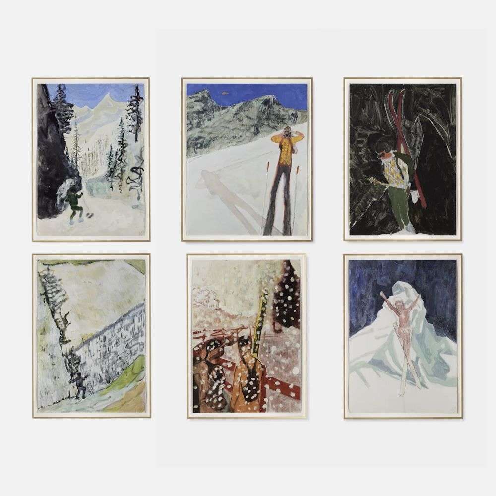 Peter Doig, Zermatt (full set of 6), 2022 For Sale - Lougher Contemporary