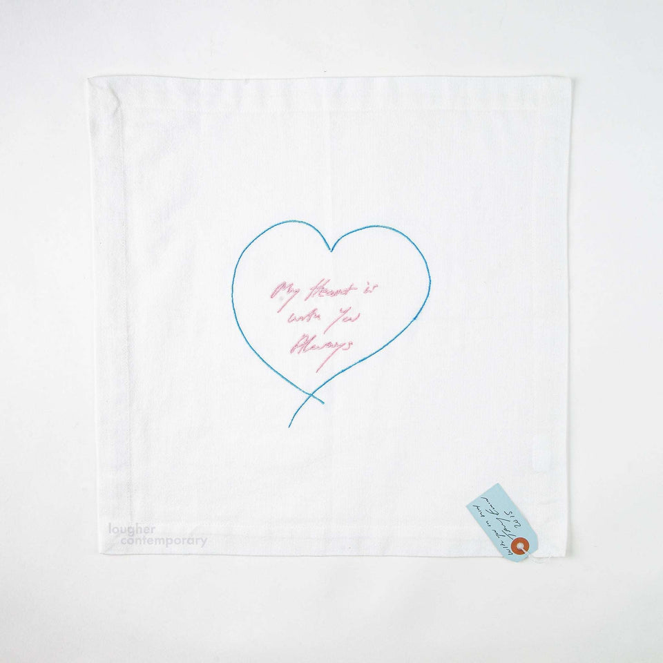 Tracey Emin, My Heart Is With You Always (Blue and Pink), 2015 For Sale - Lougher Contemporary