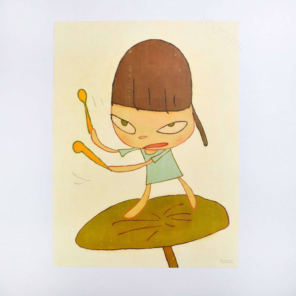 Yoshitomo Nara, Marching on a Butterbur Leaf, 2019 For Sale - Lougher Contemporary